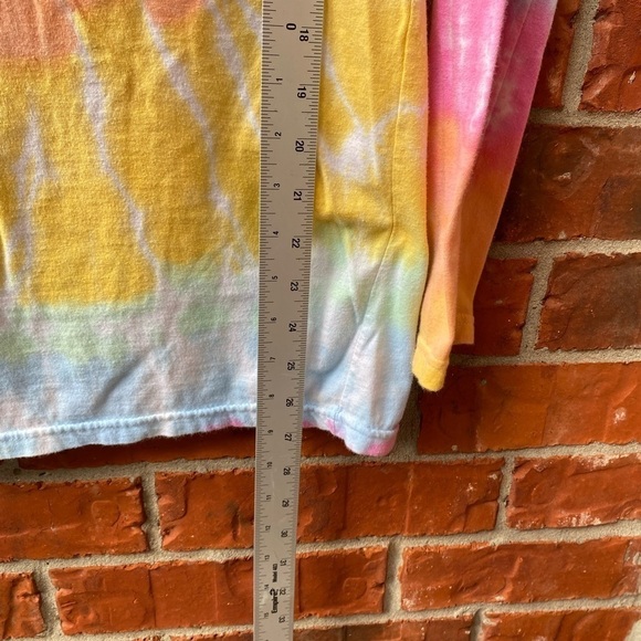Simply Southern Medium Yellow Adoption Ambassador Tie Dye Long Sleeve Shirt - Picture 7 of 9